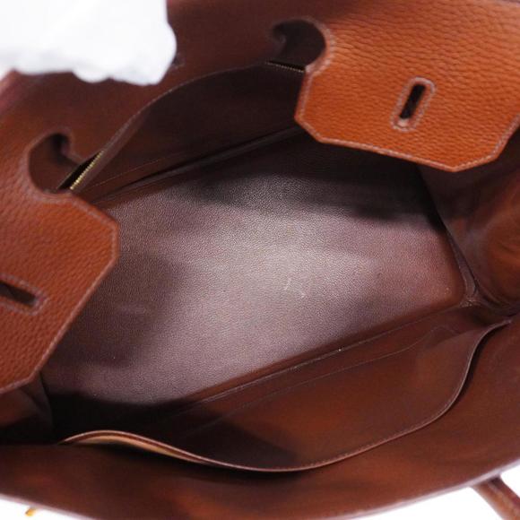 Hermes handbag Birkin 40 □B stamp Ardennes Brown Men's Women's - Picture 4 of 16